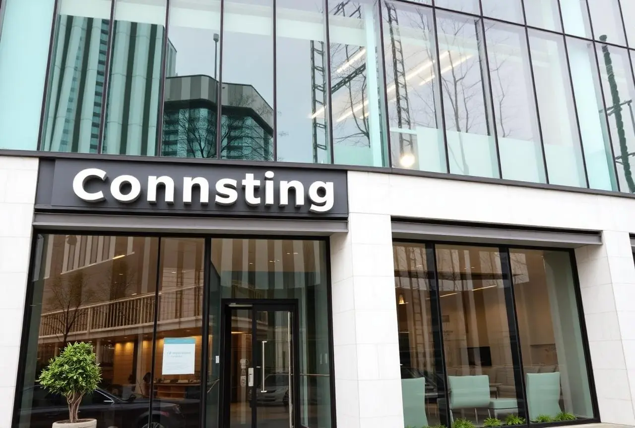 Modern consulting firm office