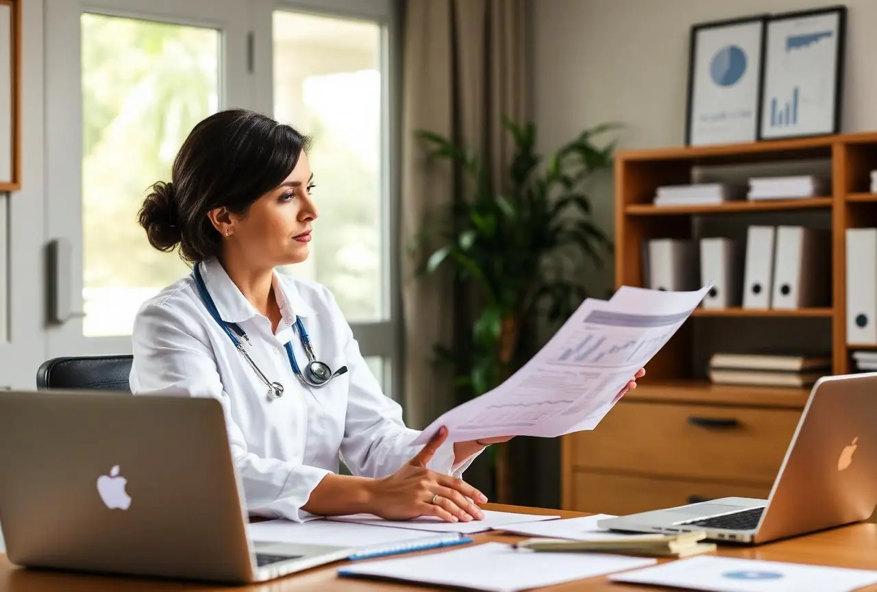 Home health agency administrator taking the Harklins bookkeeping readiness assessment